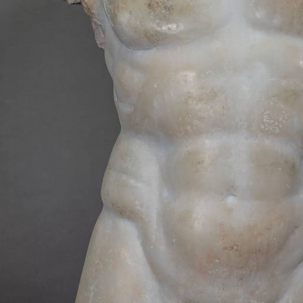 Marmeren beeld, Apollo van Polykleitos Marmeren beeld, Apollo van Polykleitos