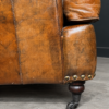 Vintage leren clubfauteuil Vintage leren clubfauteuil