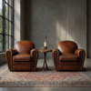 Vintage Lederen Club Fauteuils Vintage Lederen Club Fauteuils