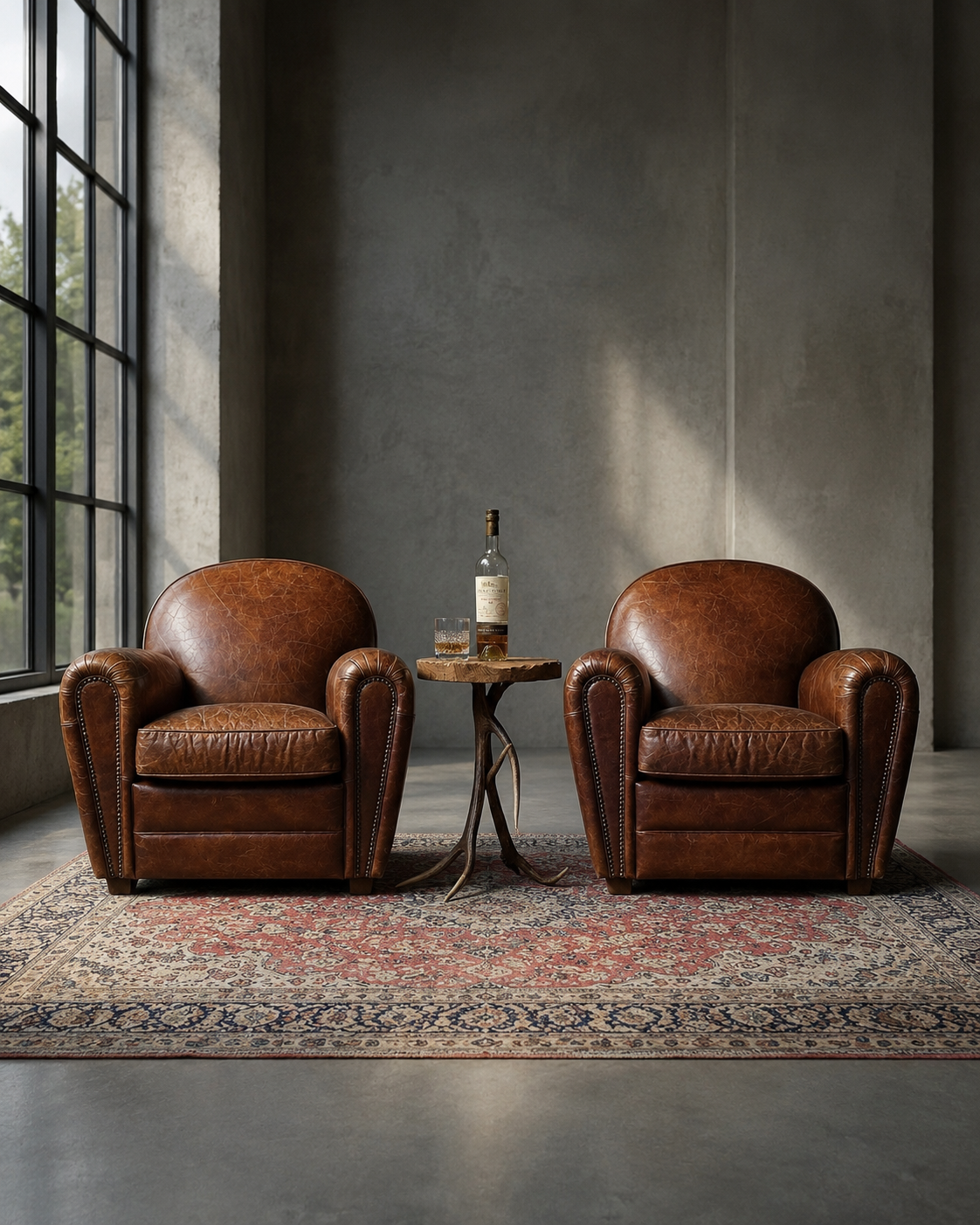 Vintage Lederen Club Fauteuils Vintage Lederen Club Fauteuils