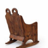 Een 18e-eeuwse Engelse ‘lambing chair’.