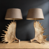Moose antler lamps XL