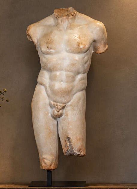 Marmeren beeld, Apollo van Polykleitos Marmeren beeld, Apollo van Polykleitos