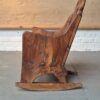 Een 18e-eeuwse Engelse ‘lambing chair’.