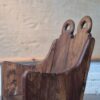 Een 18e-eeuwse Engelse ‘lambing chair’.