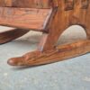 Een 18e-eeuwse Engelse ‘lambing chair’.