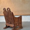 Een 18e-eeuwse Engelse ‘lambing chair’.