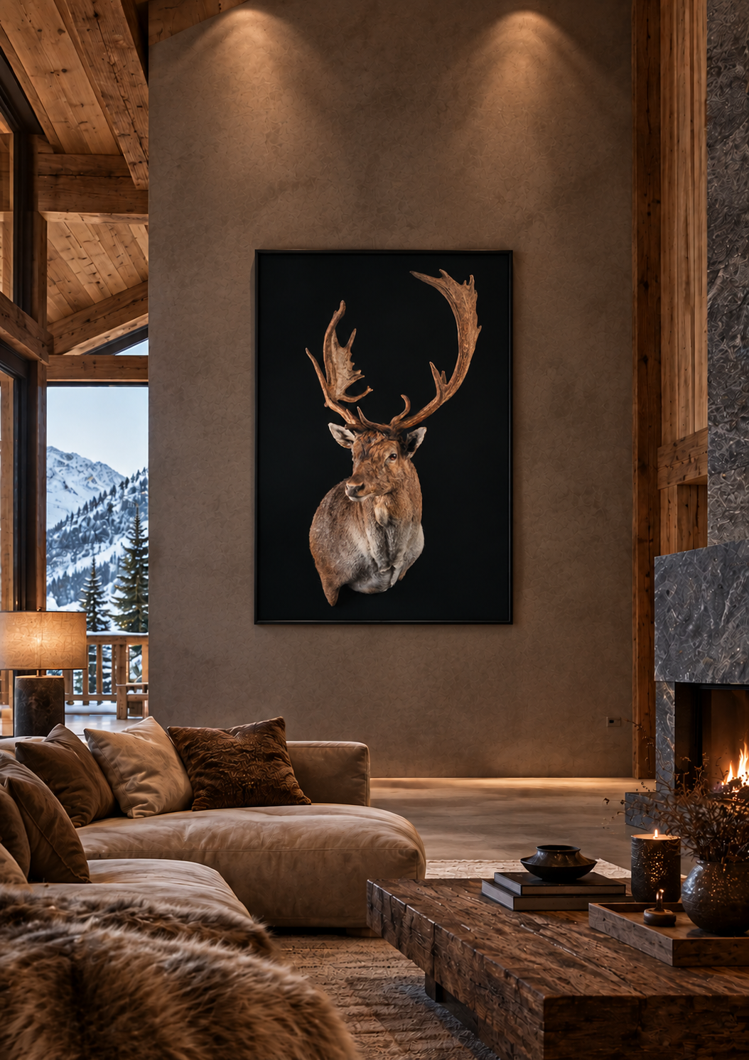 Wildportret voor uw interieur. Wildportret voor uw interieur.