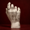 Studie getatoeëerde hand