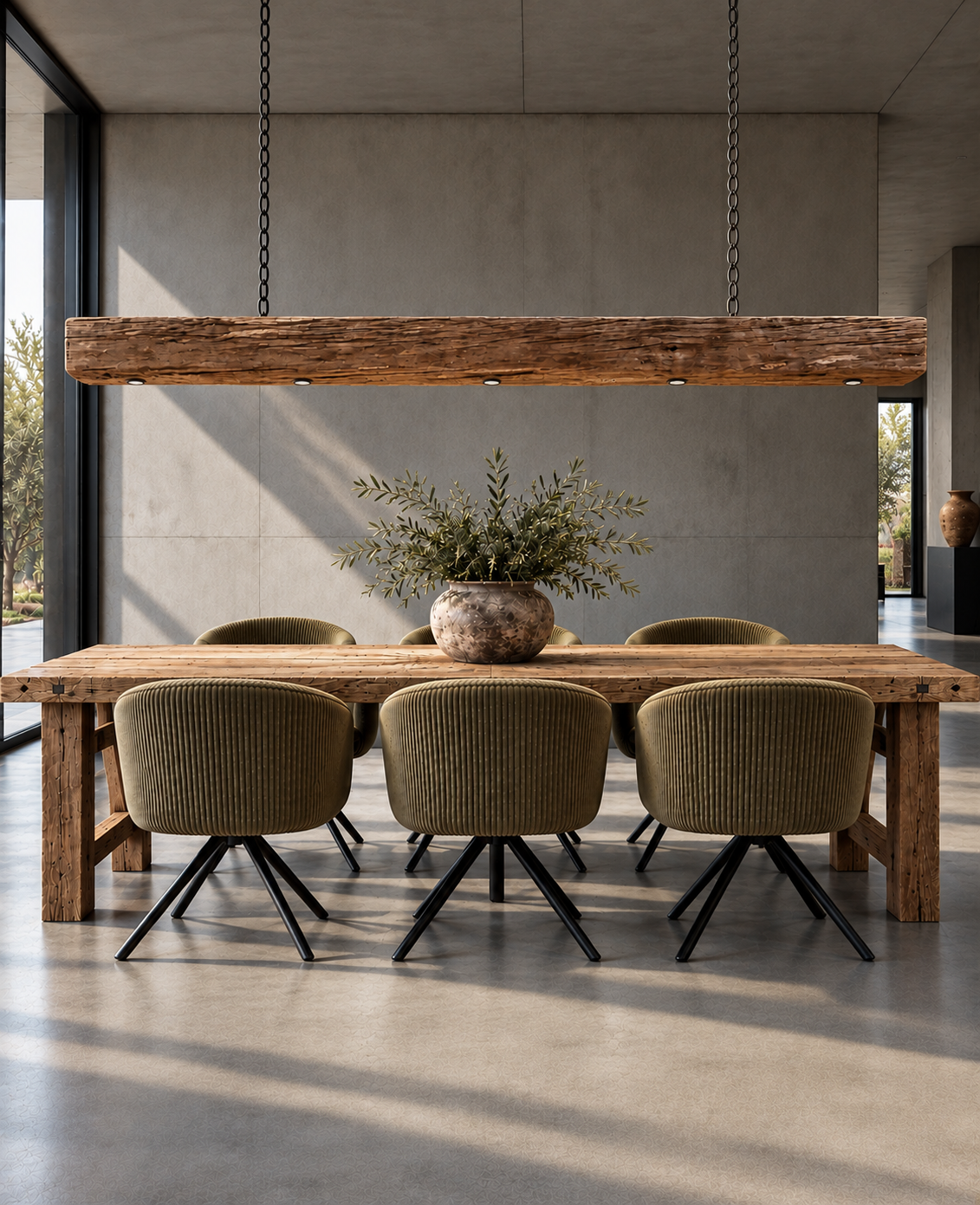 Hanglamp antieke balk XXL Hanglamp antieke balk XXL