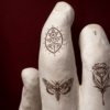 Studie getatoeëerde hand