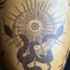Getatoeëerde hand Getatoeëerde hand