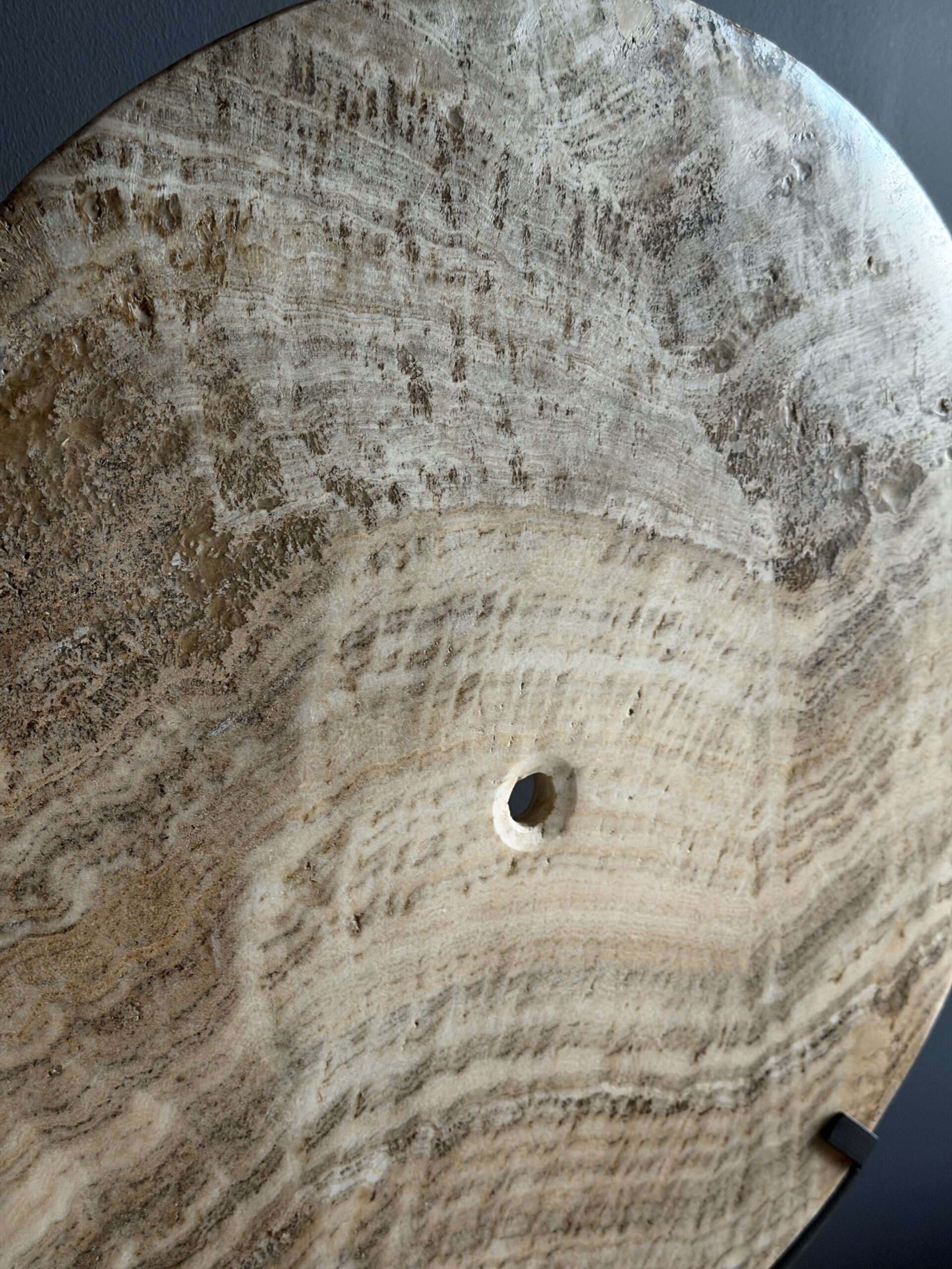 Onyx schijf op sokkel Onyx schijf op sokkel