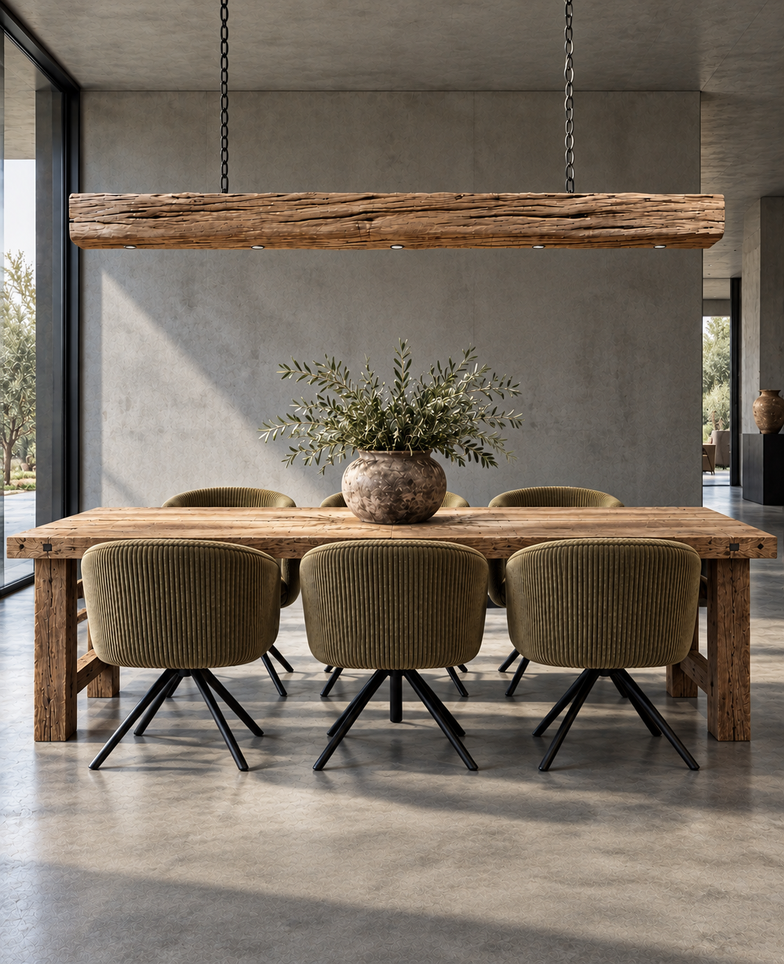 Hanglamp antieke balk XXL Hanglamp antieke balk XXL